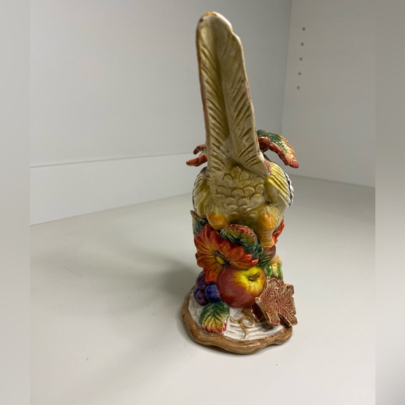 EUC Vtg Fitz & Floyd Autumn Bounty Pair of Figural Pheasant Candlesticks - Picture 11 of 16